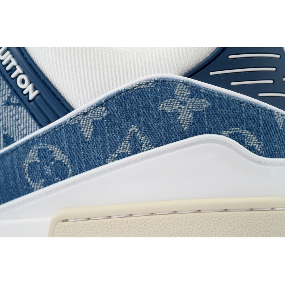 Louis Vuitton Trainer Sneaker Transparent Denim Blue