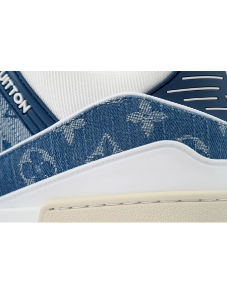 Louis Vuitton Trainer Sneaker Transparent Denim Blue