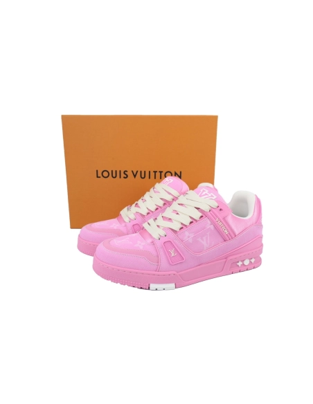 Louis Vuitton Trainer Pink Cowboy