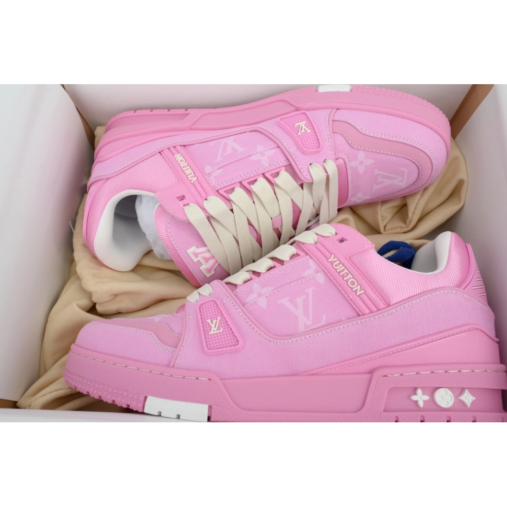 Louis Vuitton Trainer Pink Cowboy