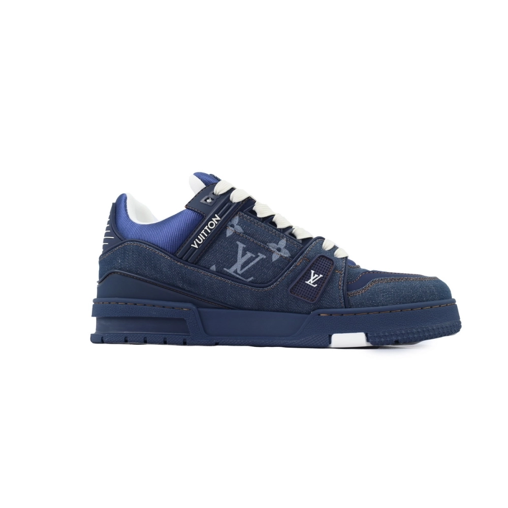 Louis Vuitton Trainer Deep Blue Cowboy