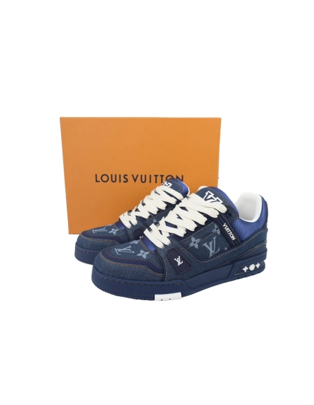 Louis Vuitton Trainer Deep Blue Cowboy