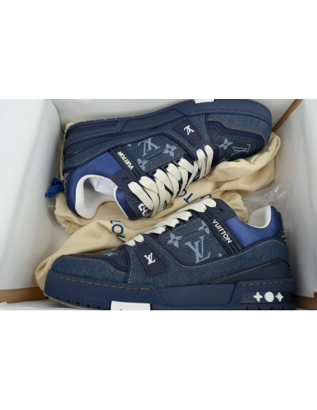 Louis Vuitton Trainer Deep Blue Cowboy