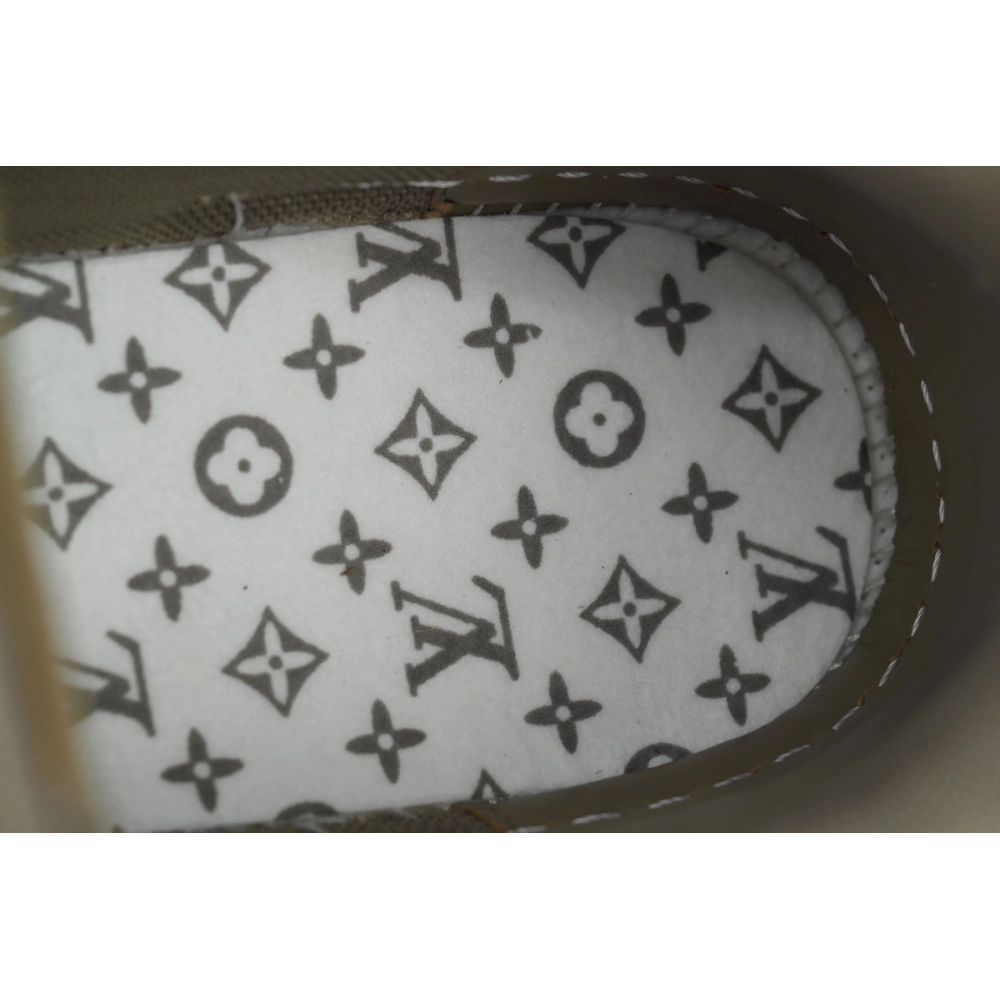 Louis Vuitton Trainer Brown Small Embossing