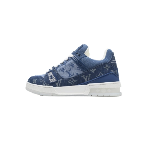 Louis Vuitton Trainer Denim Blue