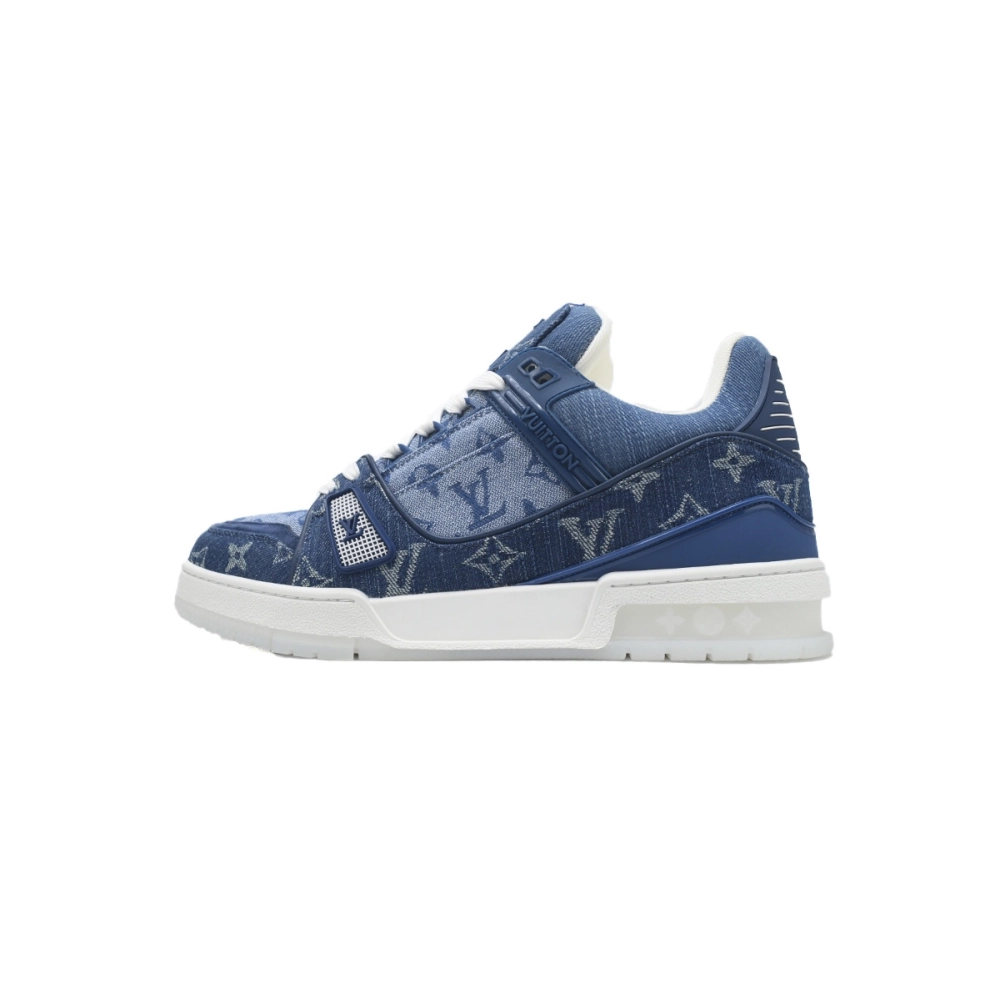 Louis Vuitton Trainer Denim Blue