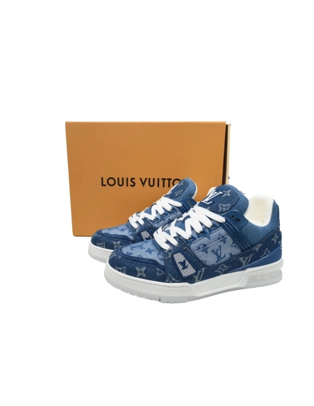 Louis Vuitton Trainer Denim Blue