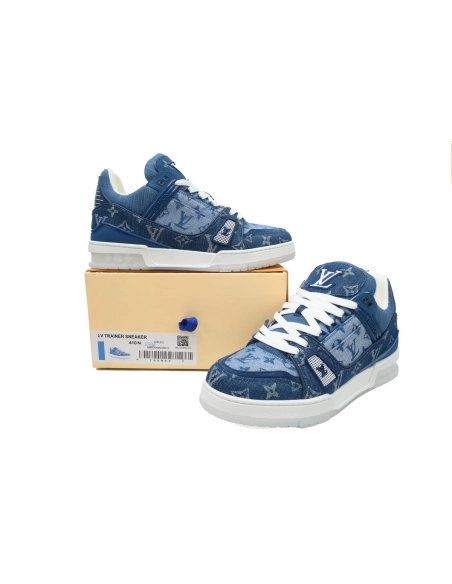 Louis Vuitton Trainer Denim Blue