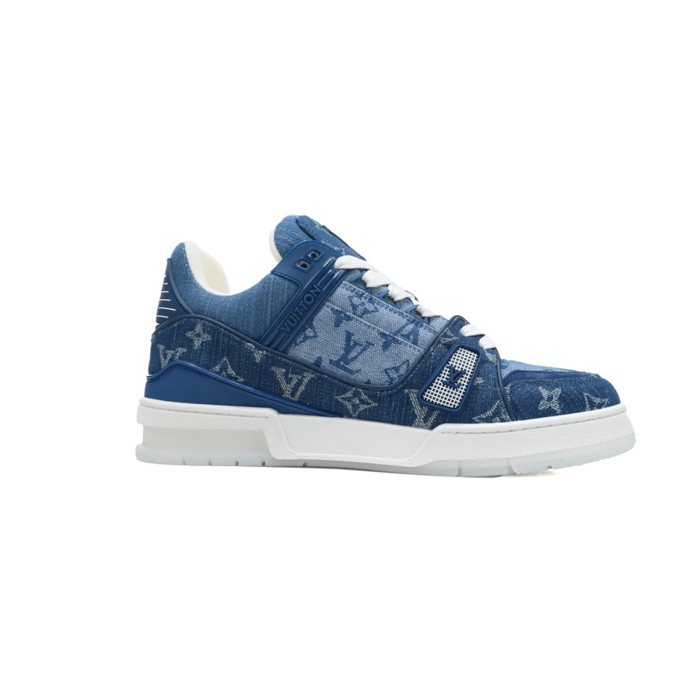 Louis Vuitton Trainer Denim Blue