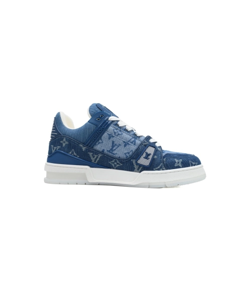 Louis Vuitton Trainer Denim Blue
