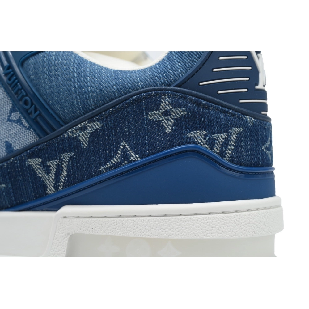Louis Vuitton Trainer Denim Blue