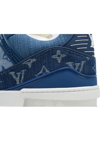Louis Vuitton Trainer Denim Blue