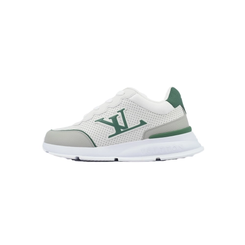 Louis Vuitton Runner Classic Sneaker White Green 1AHSUG