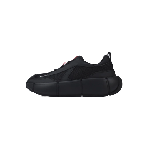 Prada Sneakers Black Red