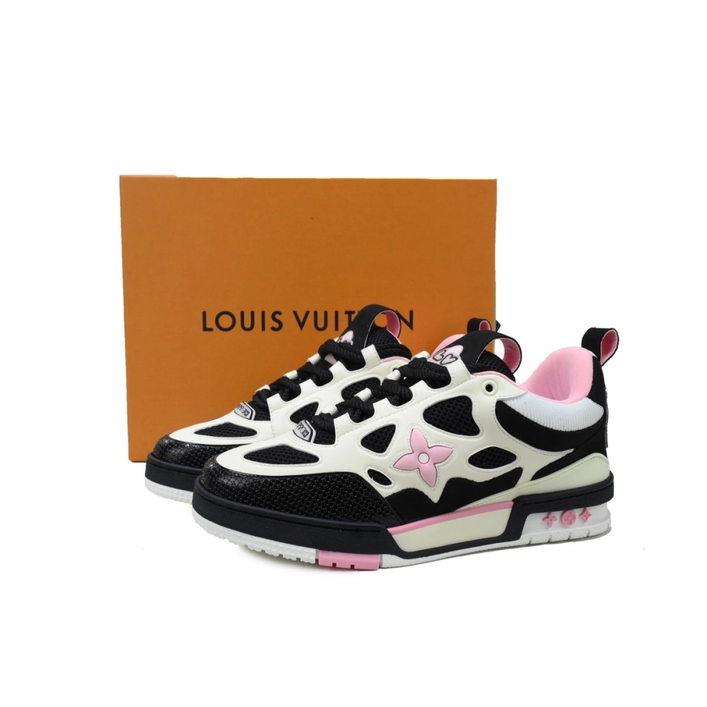 Louis Vuitton LV Skate Sneaker Black Pink 1ADE1H