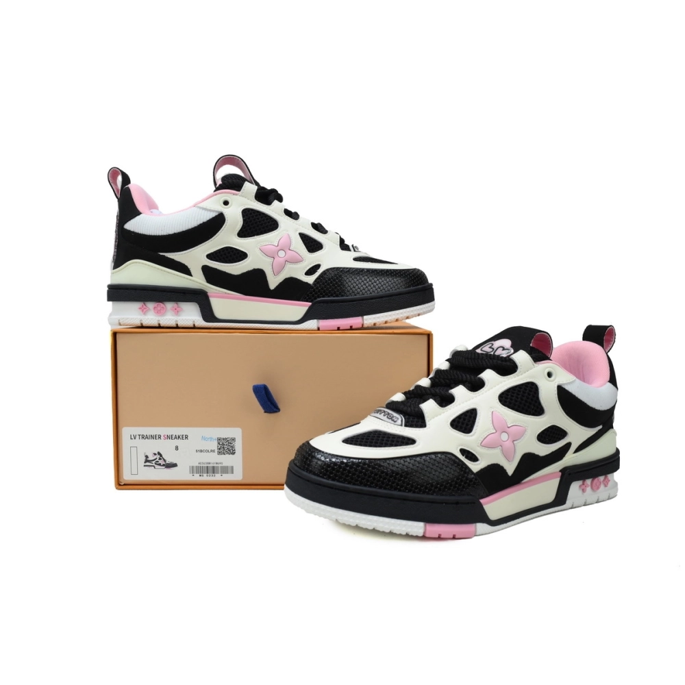 Louis Vuitton LV Skate Sneaker Black Pink 1ADE1H