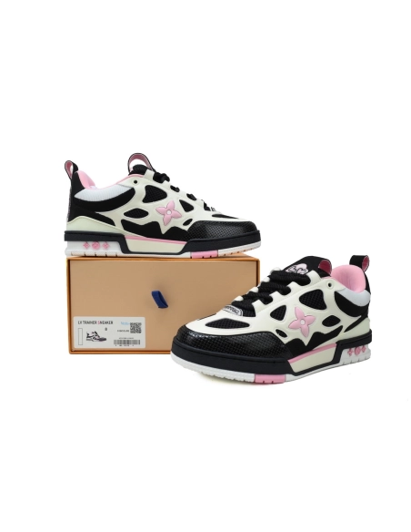 Louis Vuitton LV Skate Sneaker Black Pink 1ADE1H