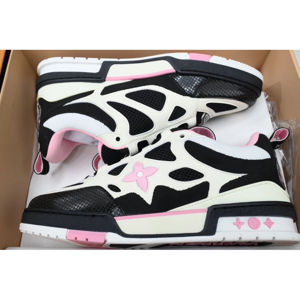 Louis Vuitton LV Skate Sneaker Black Pink 1ADE1H