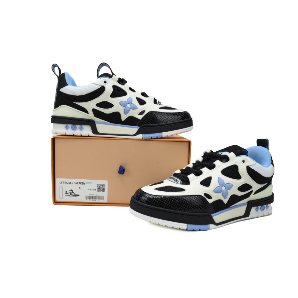 Louis Vuitton LV Skate Sneaker Black Blue 1ADE0H
