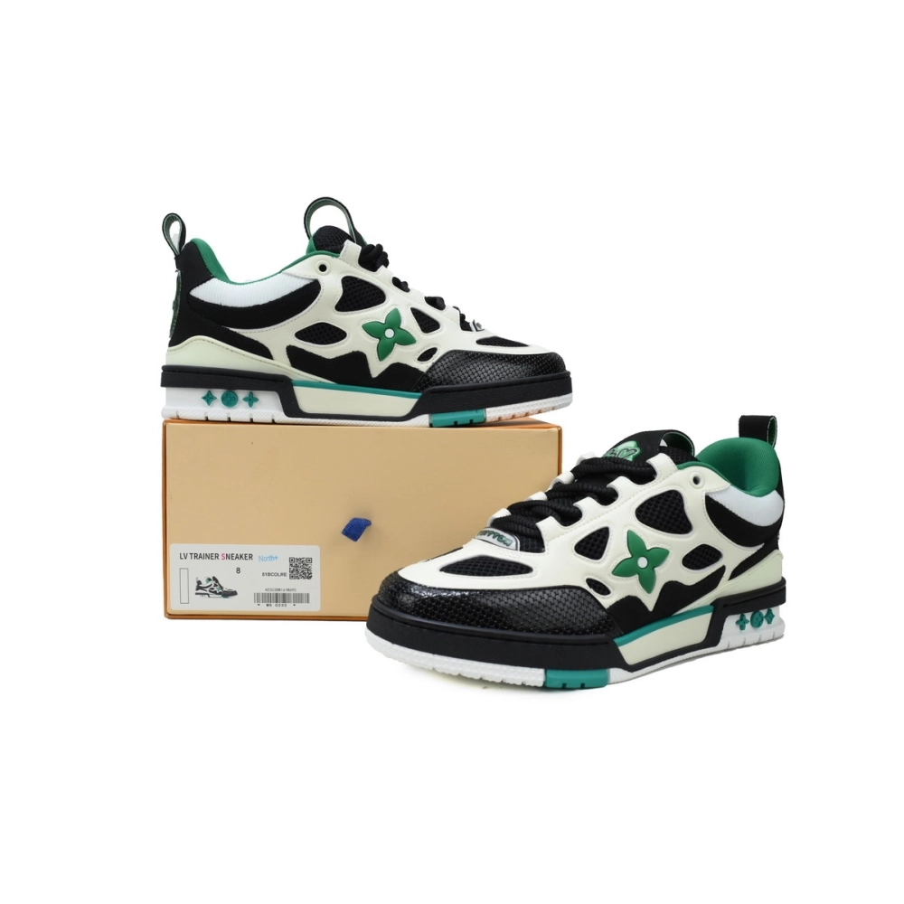 Louis Vuitton LV Skate Sneaker Black Green 1ADE0X