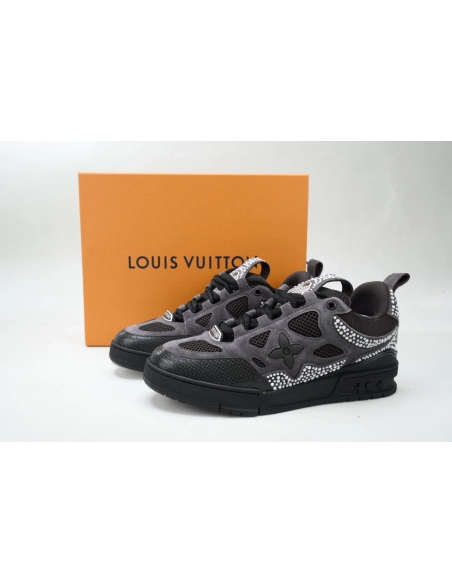 Louis Vuitton LV Skate Sneaker Black Grey 1ACEI8
