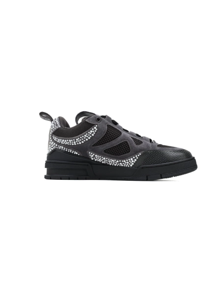 Louis Vuitton LV Skate Sneaker Black Grey 1ACEI8