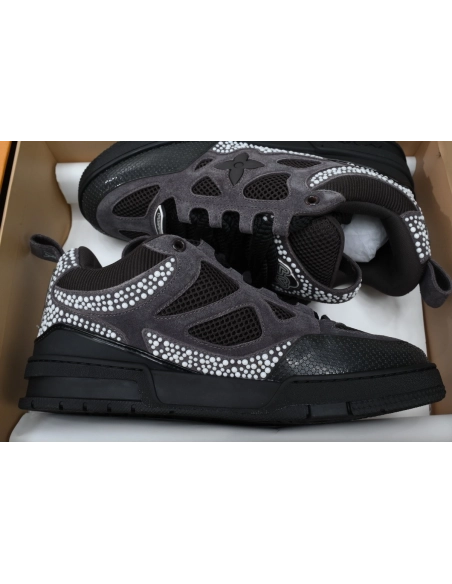 Louis Vuitton LV Skate Sneaker Black Grey 1ACEI8