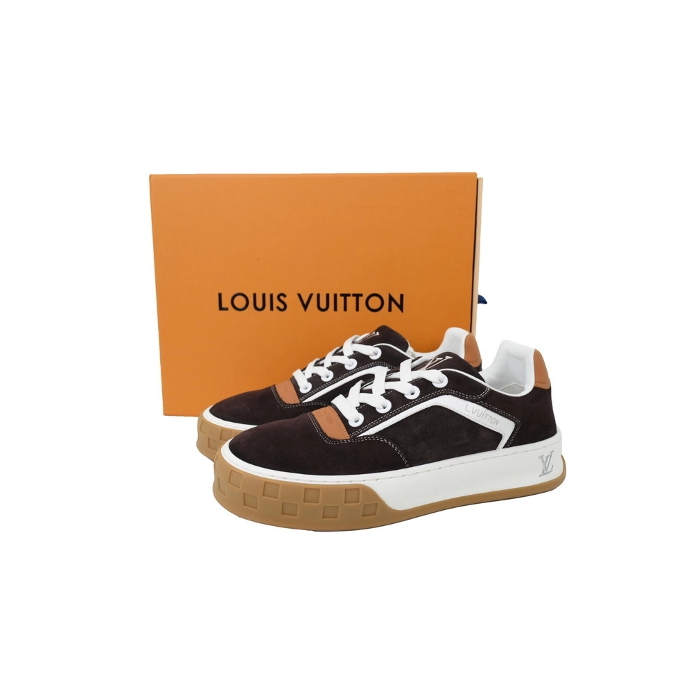 Louis Vuitton LV Tilted Sneaker Coffee Brown