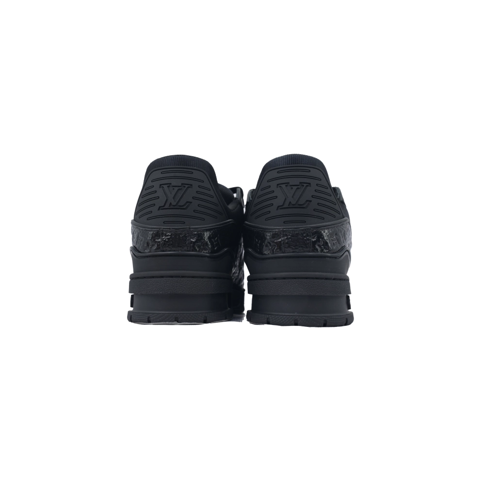 Louis Vuitton Trainer Black Lychee Patent Leather