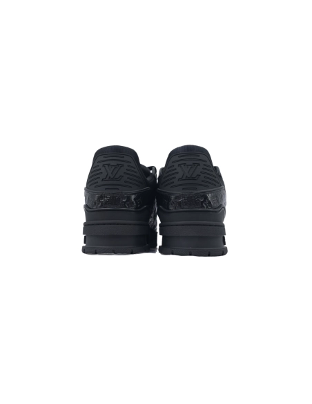 Louis Vuitton Trainer Black Lychee Patent Leather