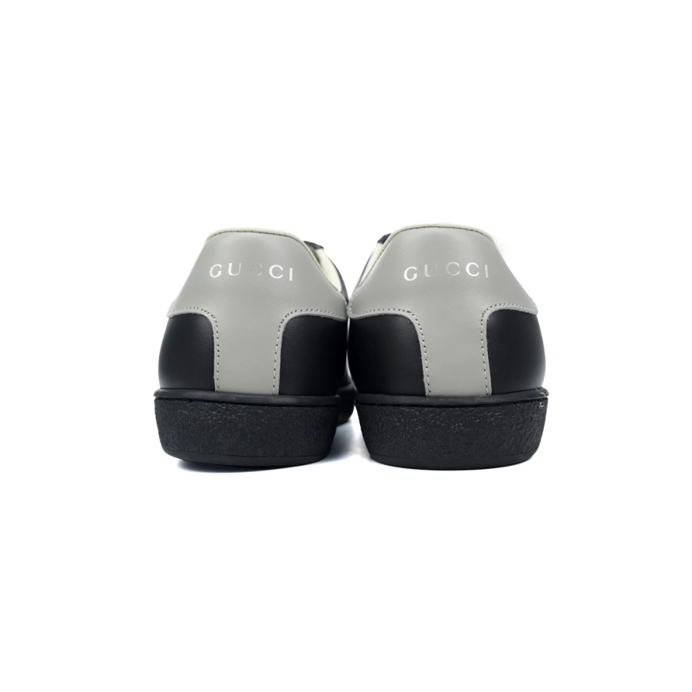 Gucci Ace Perforated Interlocking G Black