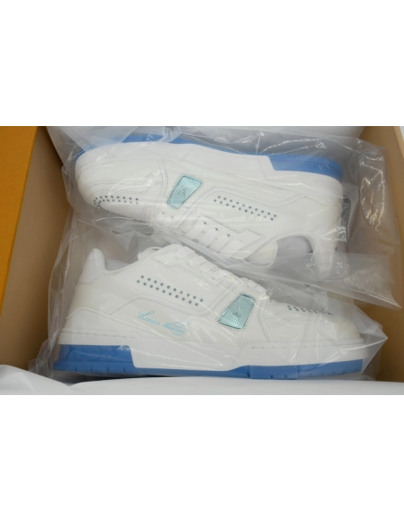 Louis Vuitton Trainer Ocean Blue Rivets