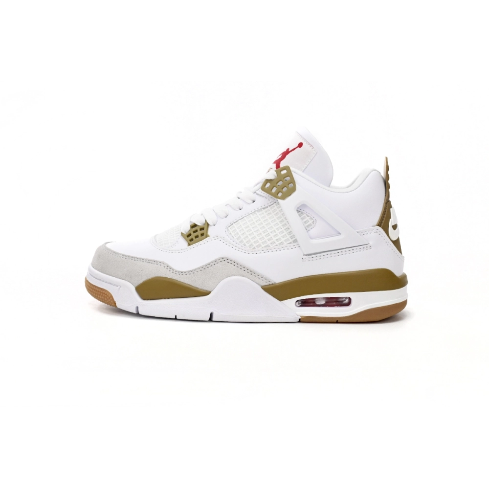 Nike SB x Air Jordan 4 White Brown DR5415-120