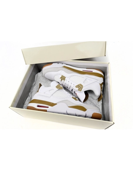 Nike SB x Air Jordan 4 White Brown DR5415-120