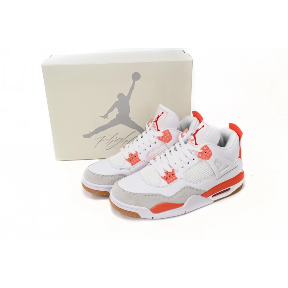 Air Jordan 4 White Orange DR5415-108