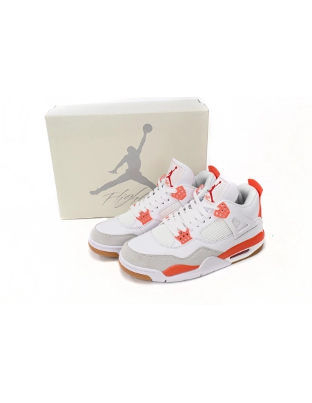 Air Jordan 4 White Orange DR5415-108