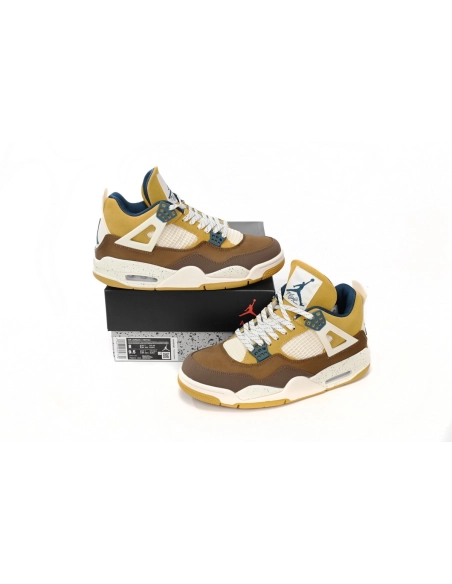 Air Jordan 4 Cacao Wow Brown White FB2214-200