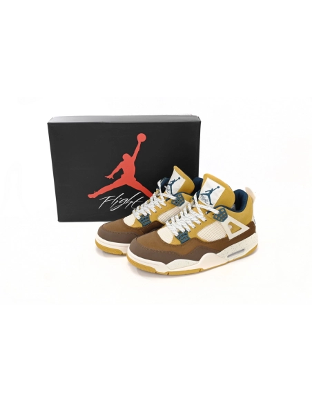 Air Jordan 4 Cacao Wow Brown White FB2214-200