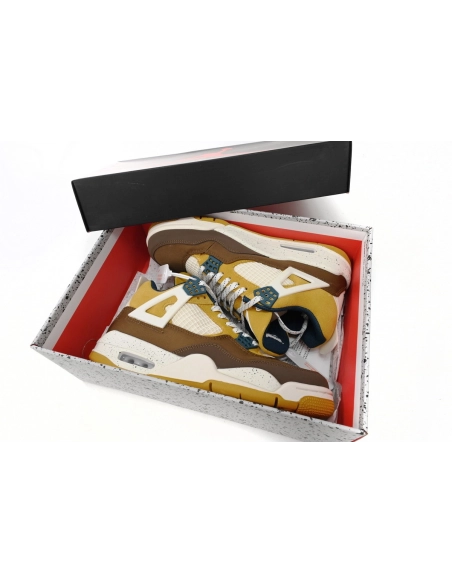 Air Jordan 4 Cacao Wow Brown White FB2214-200