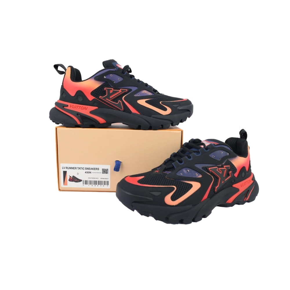 Louis Vuitton Runner Tatic Black Orange