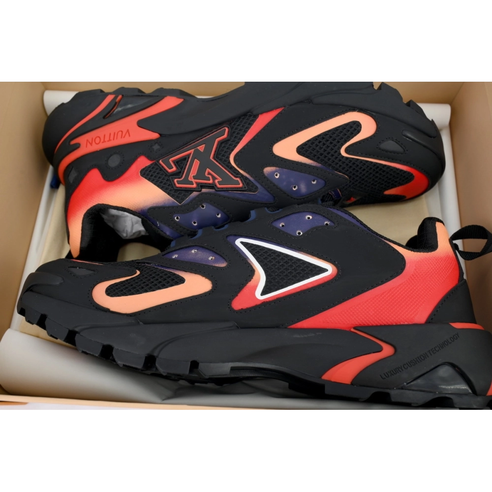 Louis Vuitton Runner Tatic Black Orange