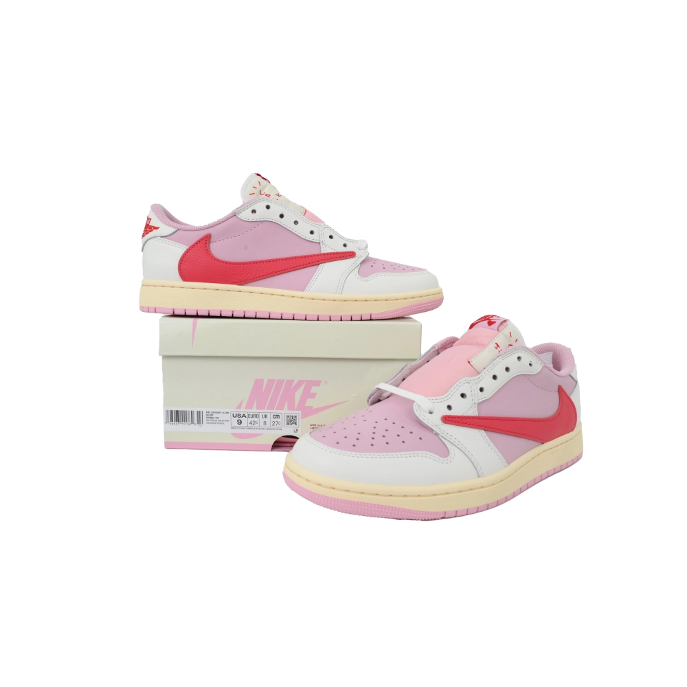 Travis Scott x Air Jordan 1 Low Hot Powder Pouring IQ7604-101