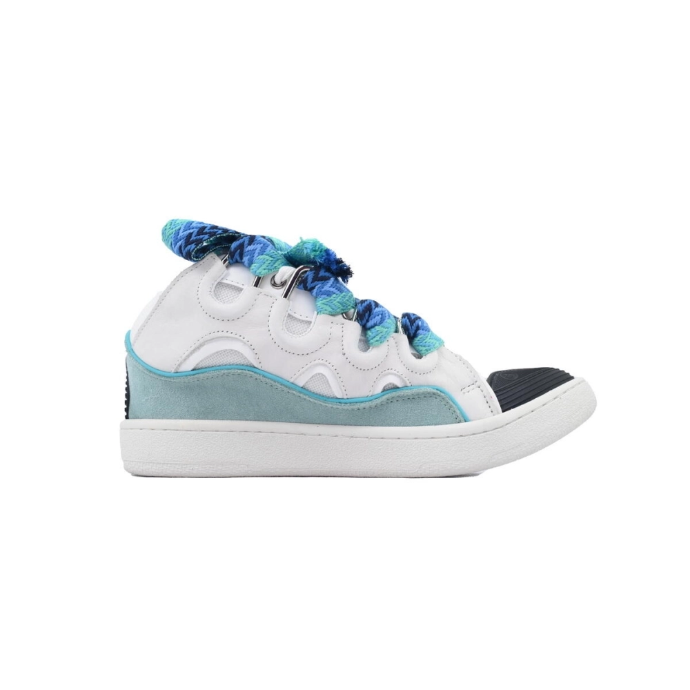 Lanvin Curb Sneakers White Blue