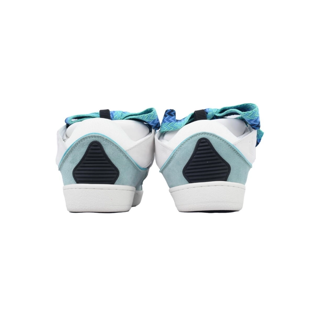 Lanvin Curb Sneakers White Blue