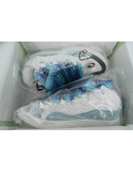 Lanvin Curb Sneakers White Blue