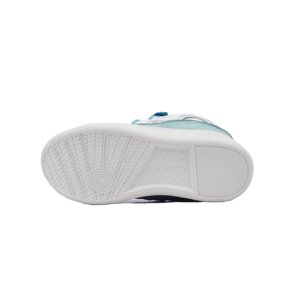 Lanvin Curb Sneakers White Blue