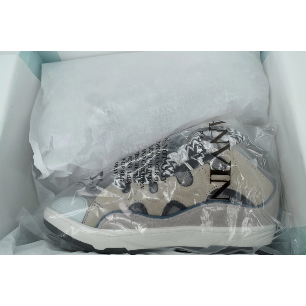 Lanvin Curb Sneakers Blue Gray