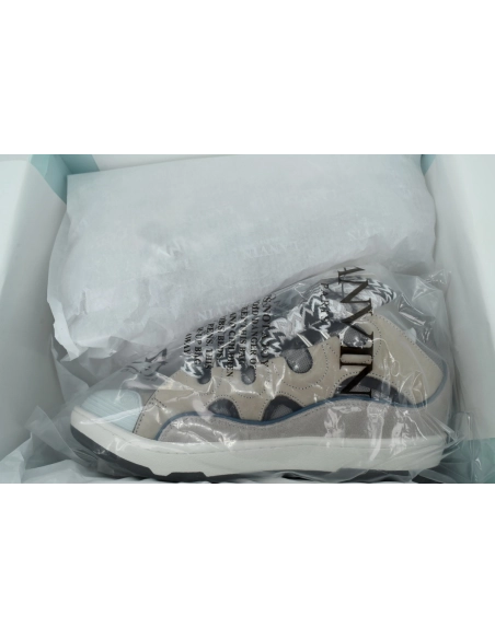 Lanvin Curb Sneakers Blue Gray