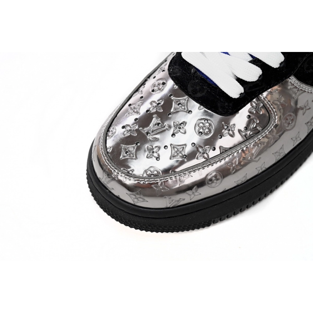 Louis Vuitton x Nike Air Force 1 Low Silver Yellow 1A9VCH