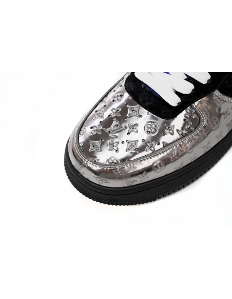 Louis Vuitton x Nike Air Force 1 Low Silver Yellow 1A9VCH